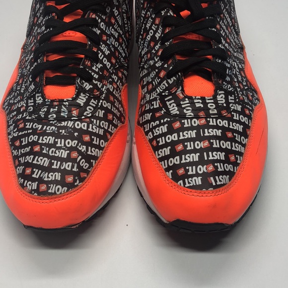 JDI AirMax 1s Orange/Black 875844-008 USED Size 14 - Picture 8 of 9